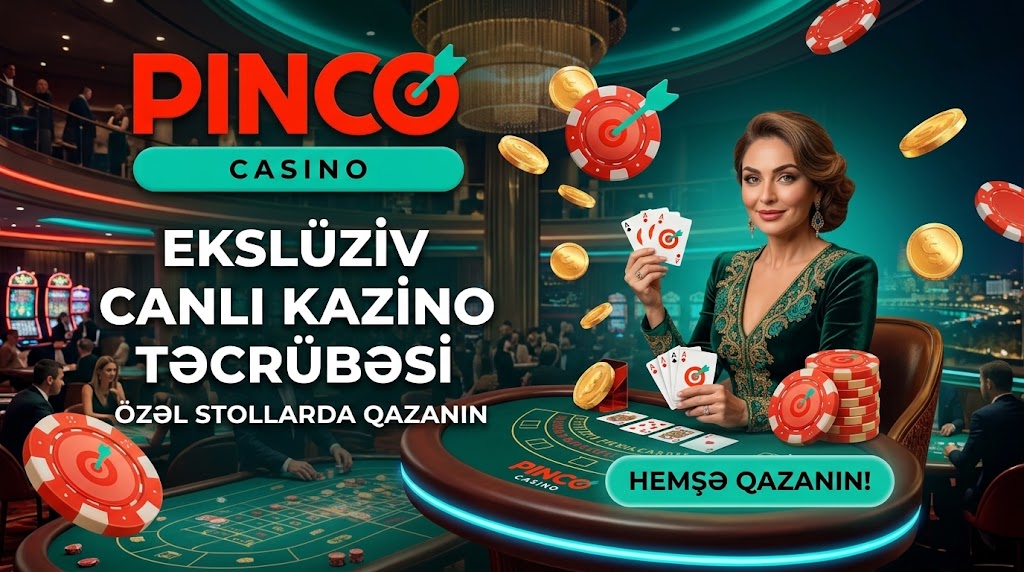 Pinco casino mobil tətbiq görüntüsü
